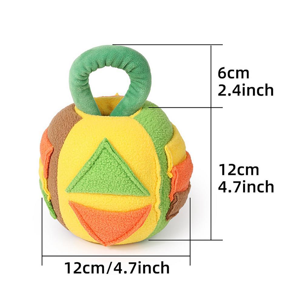 Dog Squeaky Plush Ball Toy