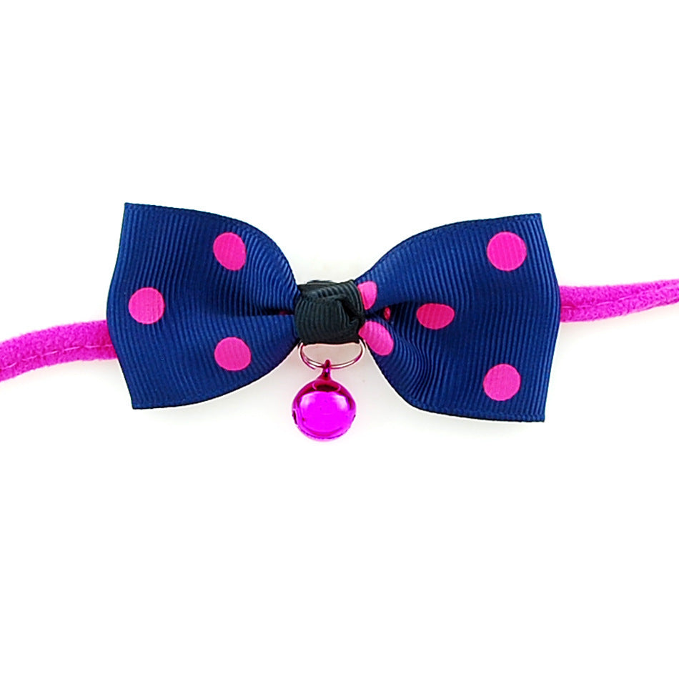 Adjustable Pet Bow Tie with Bell