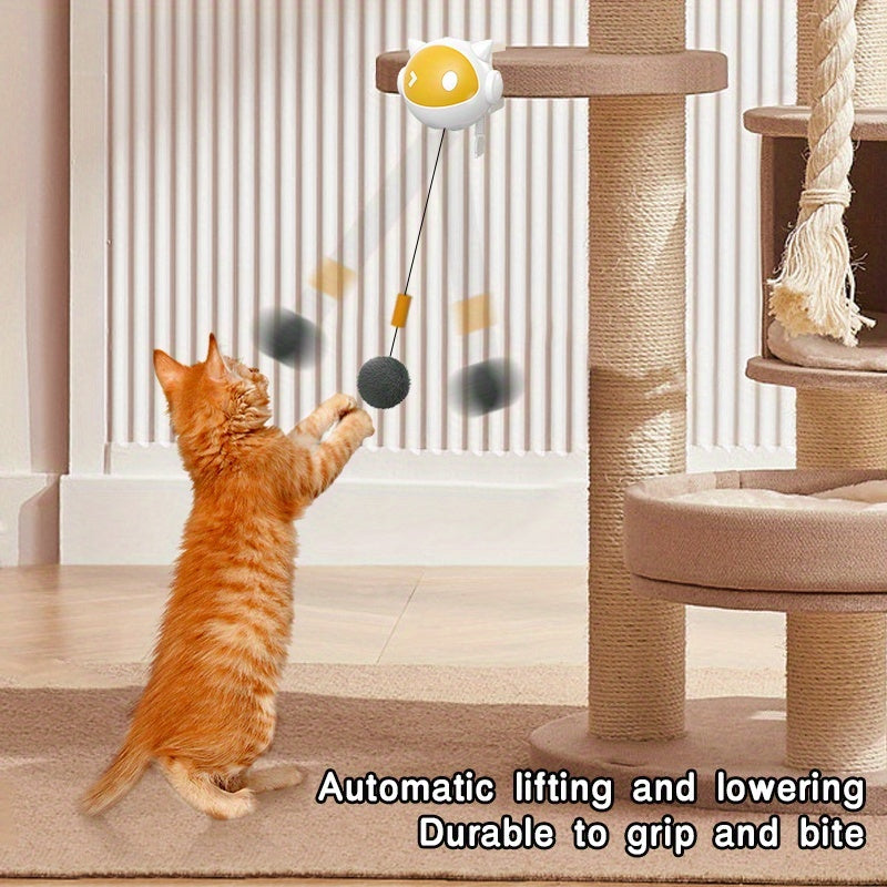 Automatic Moving Interactive Cat Toy with Clips