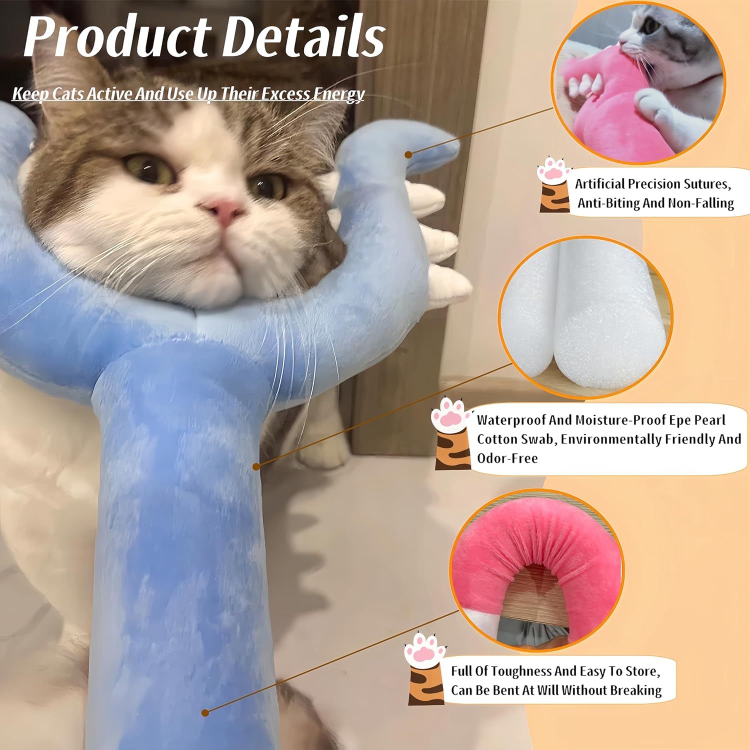 Plush Cat Wand Toy