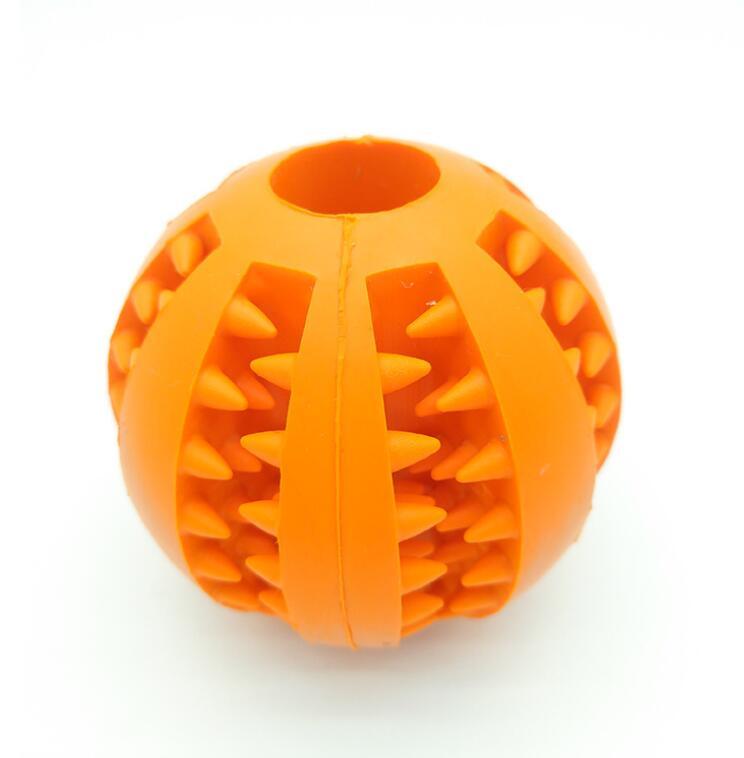 Pet Slow Feeder Rubber Ball Toy