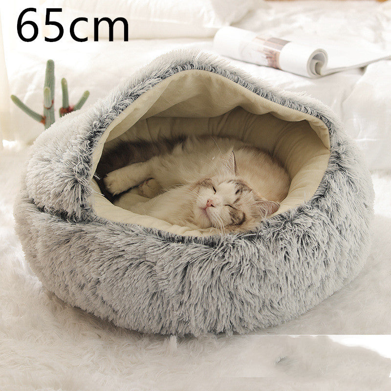 2-in-1 Plush Pet Bed