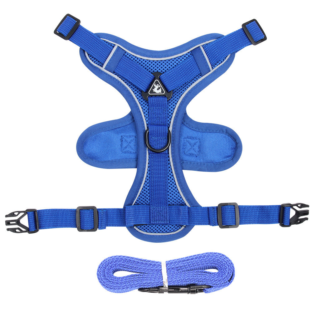 Adjustable Anti-Escape Mesh Cat Harness & Leash Set