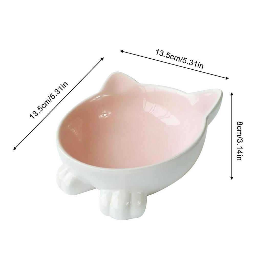 Ceramic Cat Face Bowl