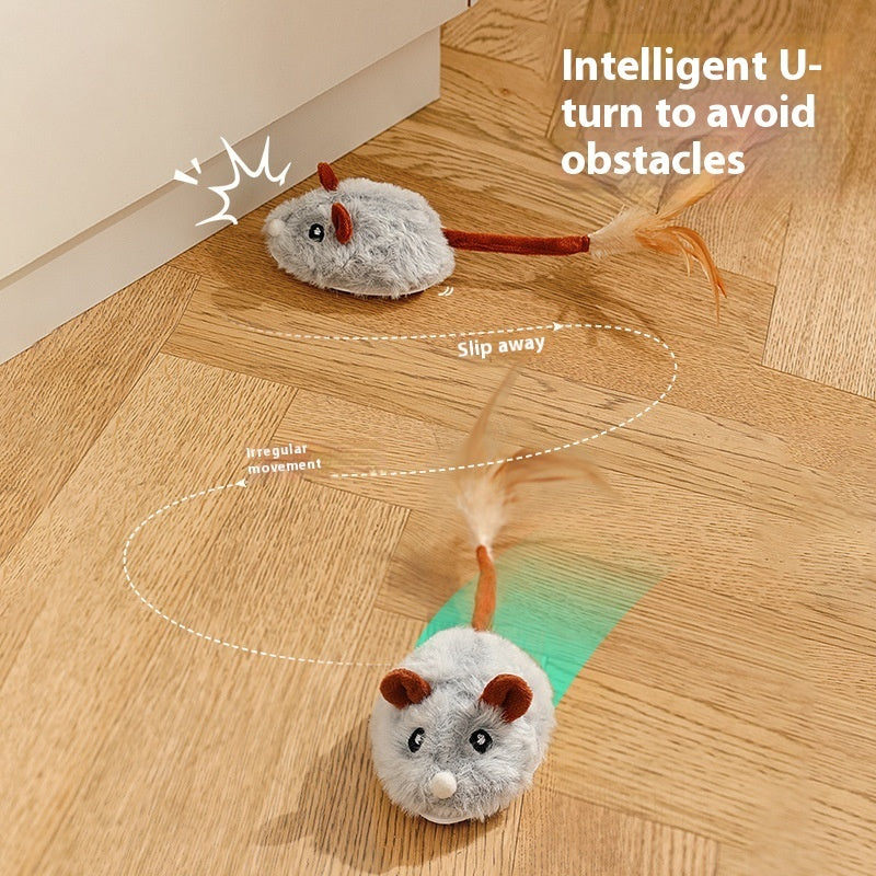 Self-Moving Electric Mouse Cat Toy