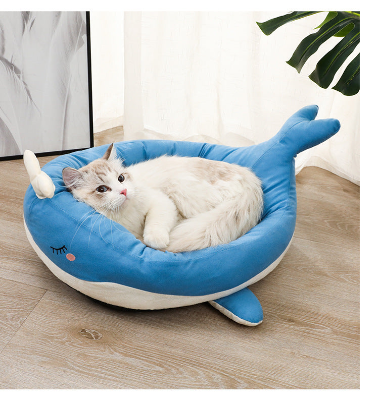 Duck Shape Fluffy Pet Bed Sofa for Small Dogs and Cats