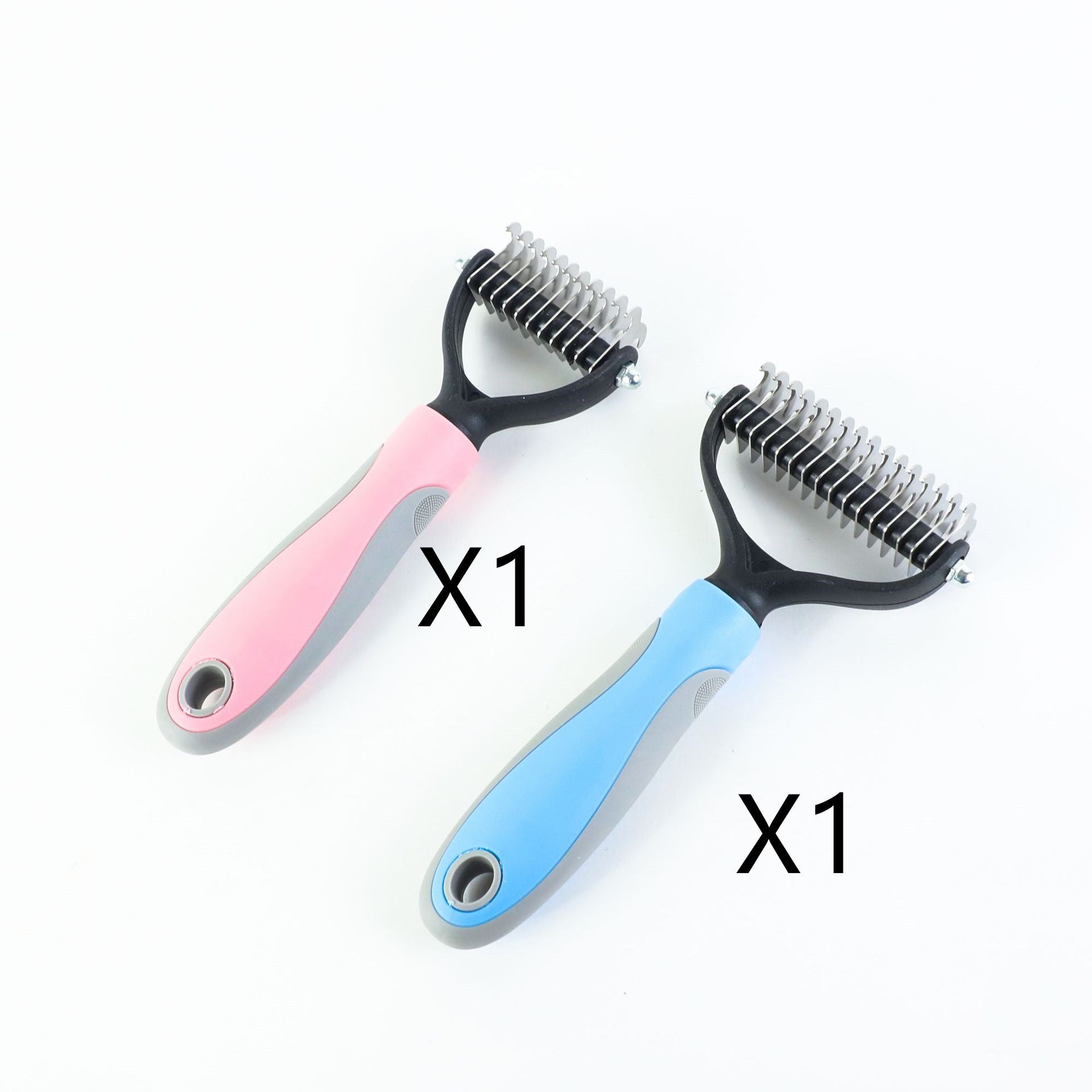 Stainless Double-Sided Pet Grooming Brush