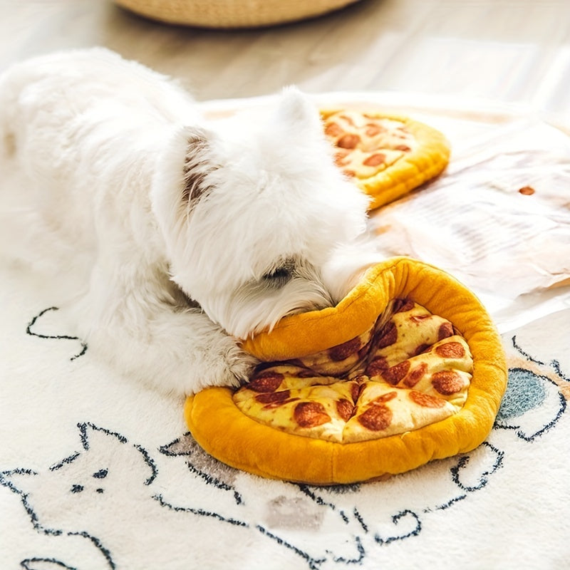 Pet Teddy Toy Pizza