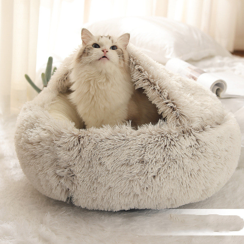 2-in-1 Plush Pet Bed