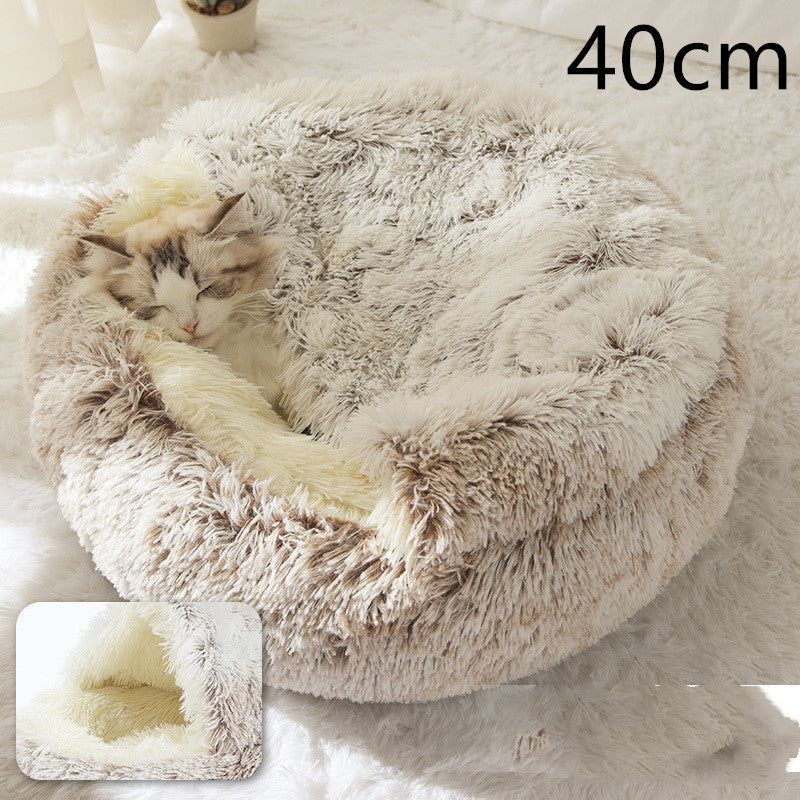 2-in-1 Plush Pet Bed