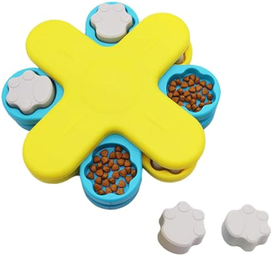 Interactive Dog Food Puzzle Feeder Toy