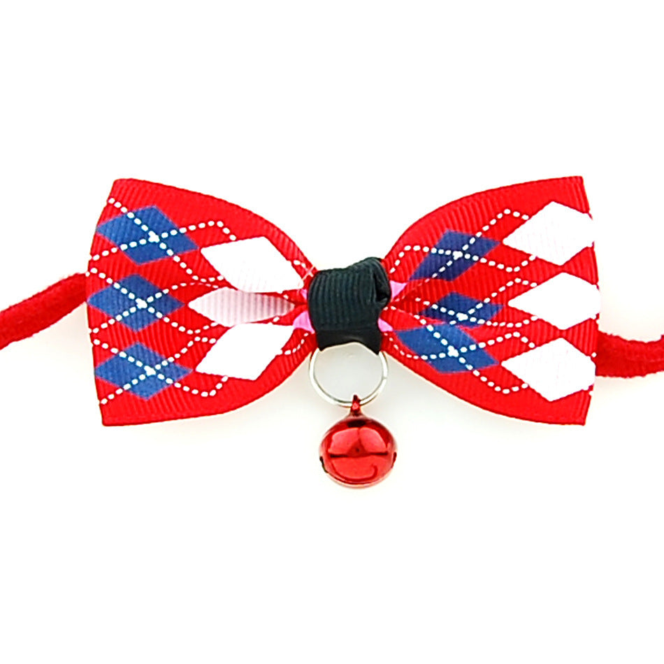 Adjustable Pet Bow Tie with Bell