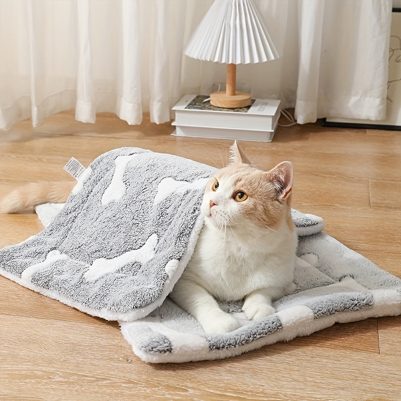 Self-Warming Washable Pet Bed Mat