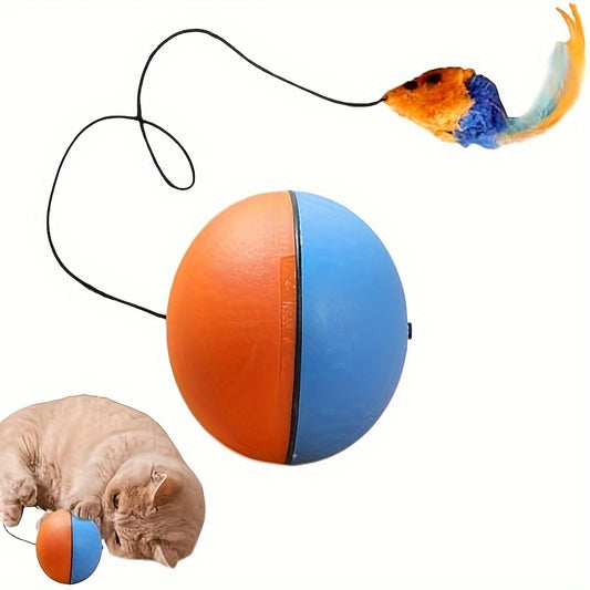 Interactive Plush Mouse Cat Toy Bal