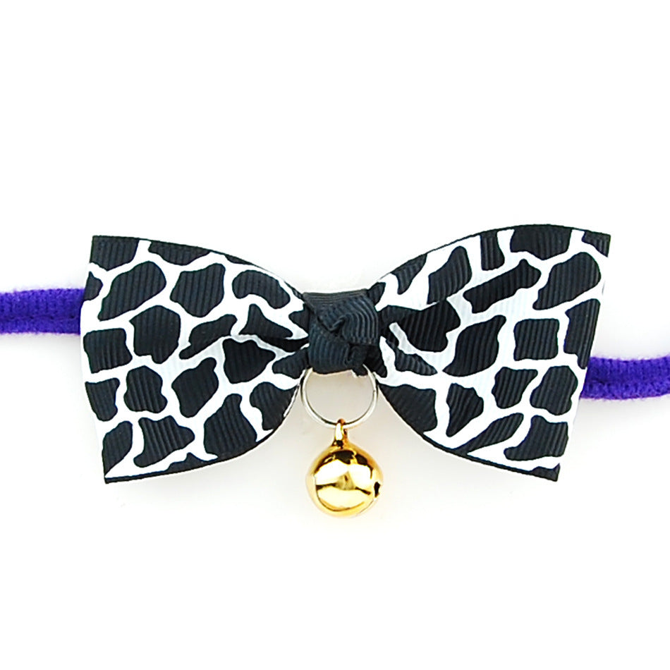 Adjustable Pet Bow Tie with Bell