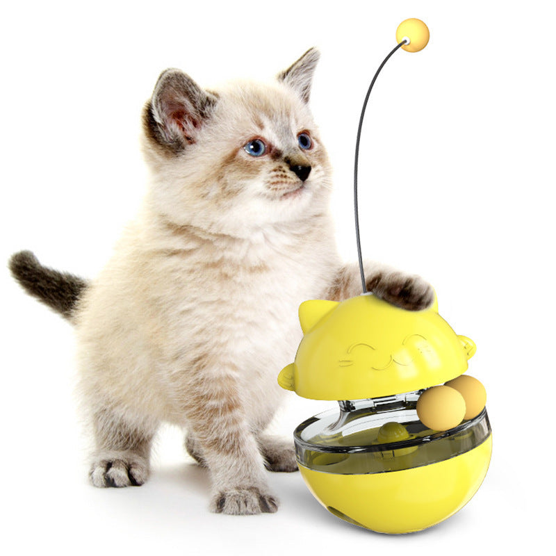 Interactive Cat Treat Dispenser Tumbler Toy