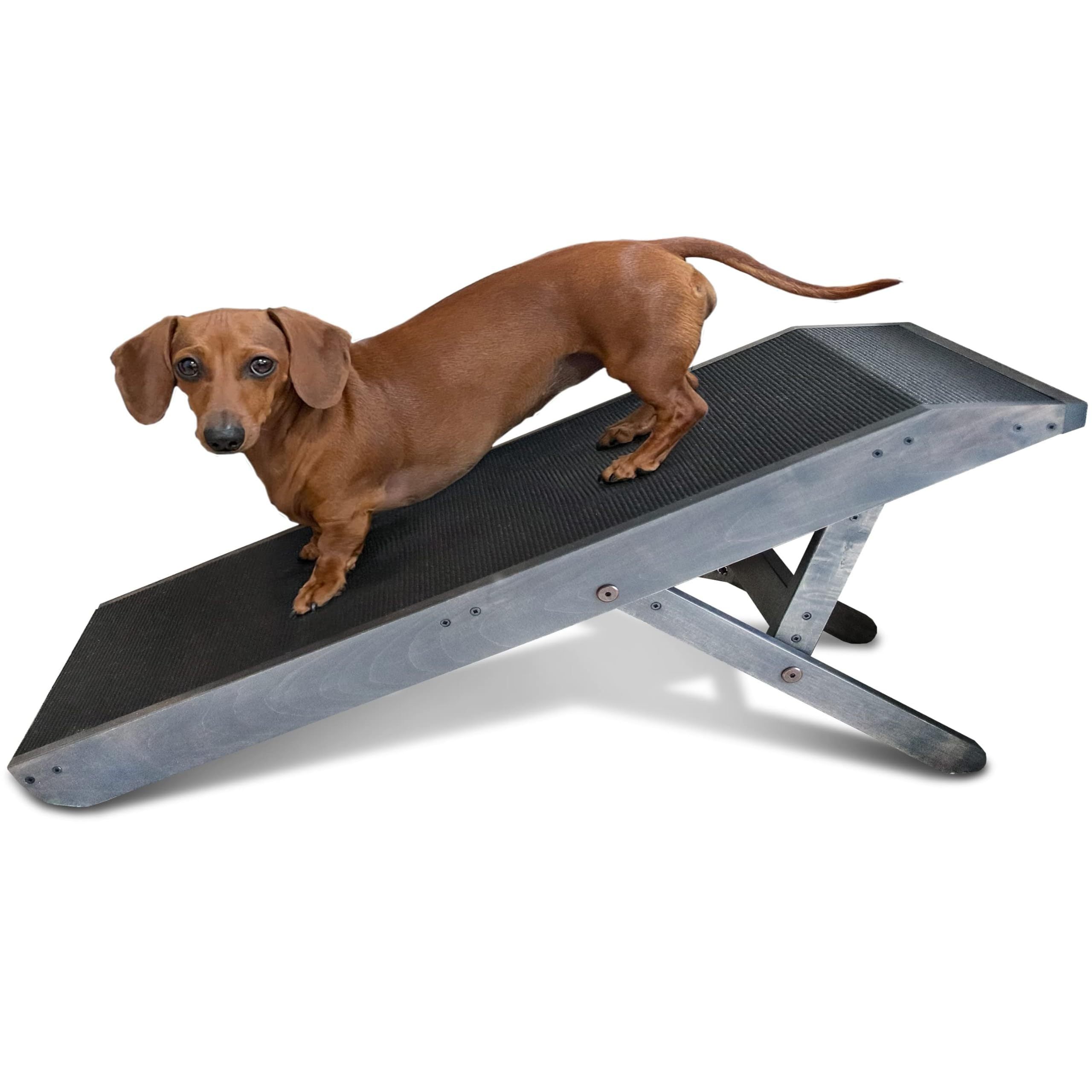 Adjustable Wooden Dog Ramp for Bed & Couch