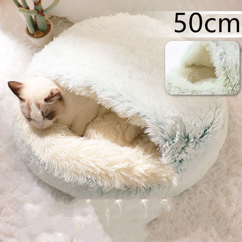 2-in-1 Plush Pet Bed