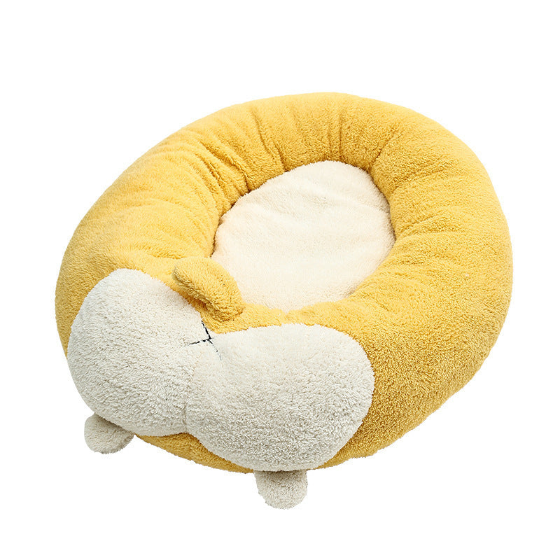 Corgi Shaped Soft Pet Bed