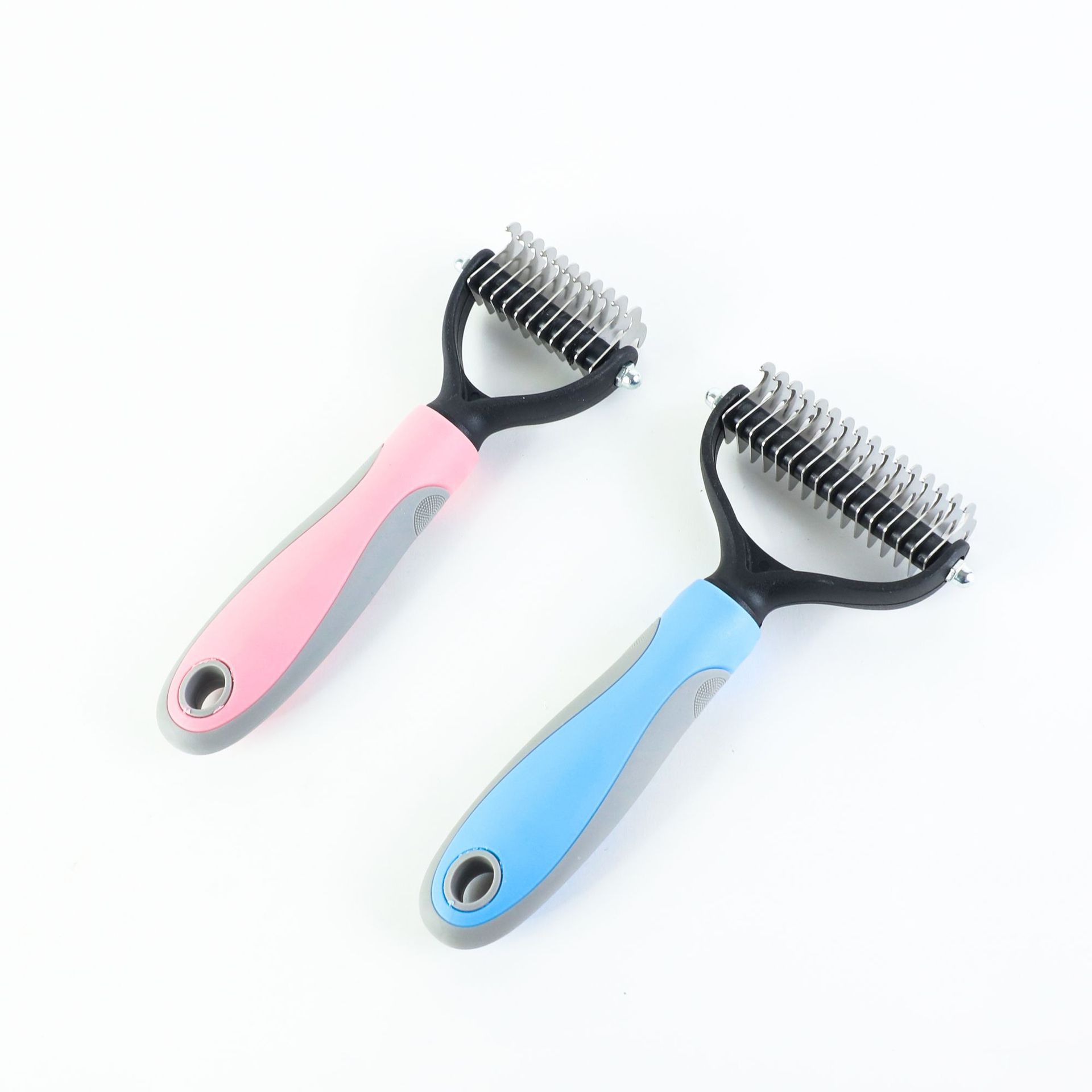 Stainless Double-Sided Pet Grooming Brush