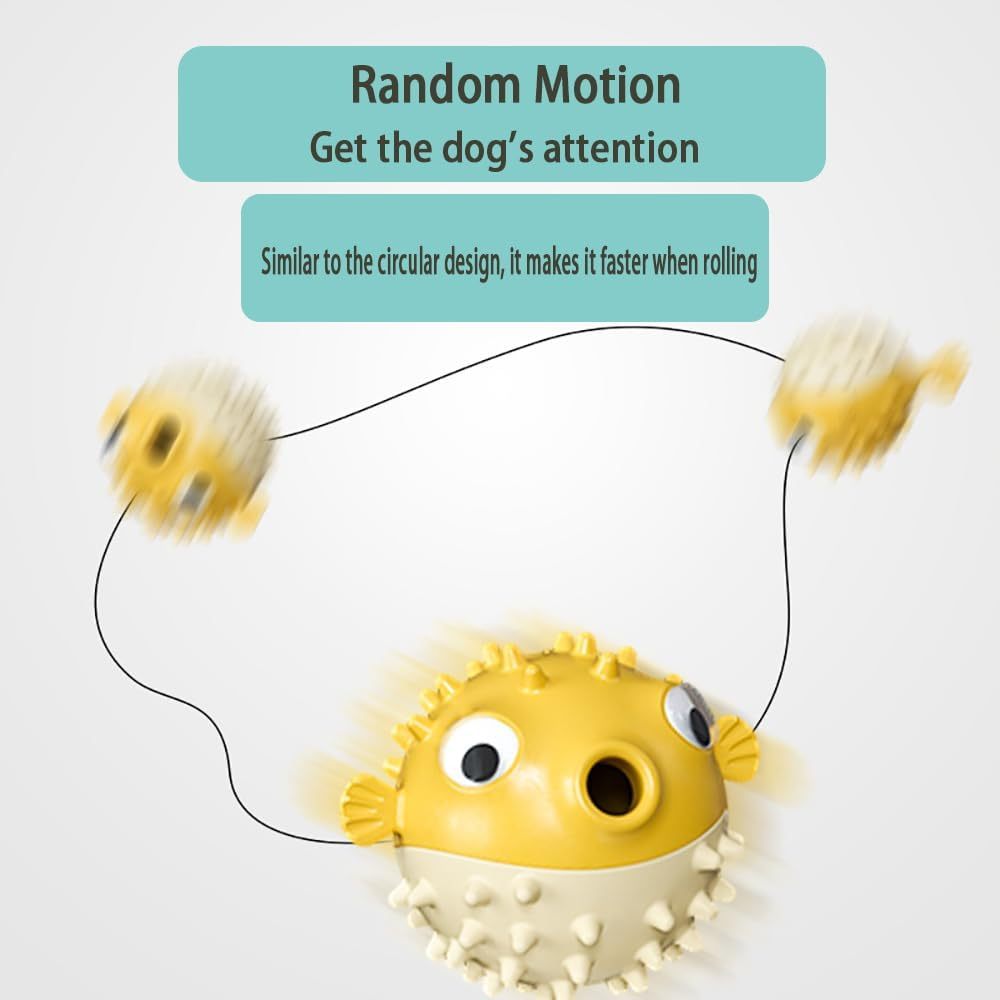 Interactive Treat Dispensing Dog Chew Toy