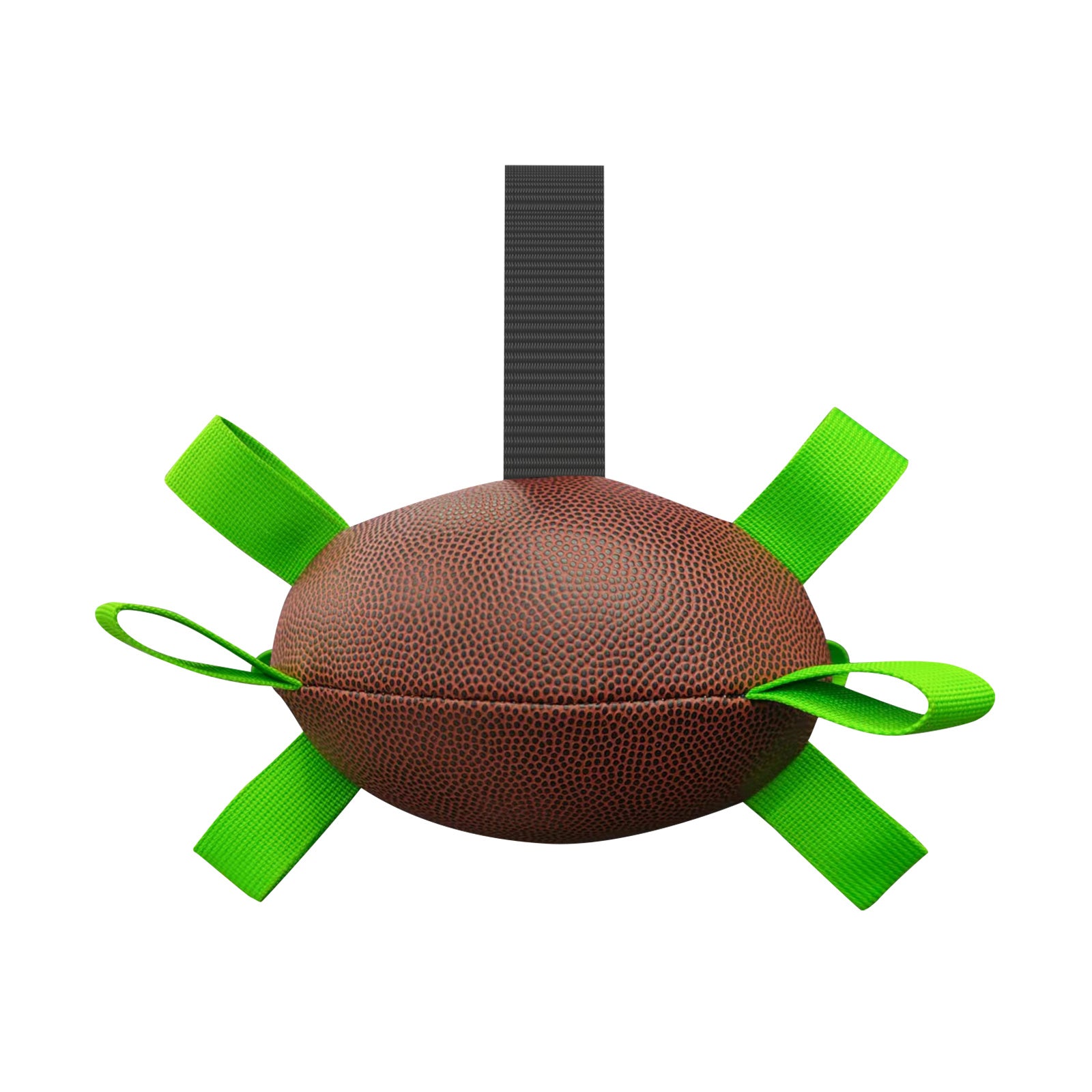 Interactive Dog Rugby Ball with Straps