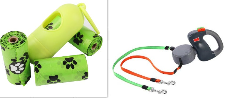 Retractable Dual Dog Leash