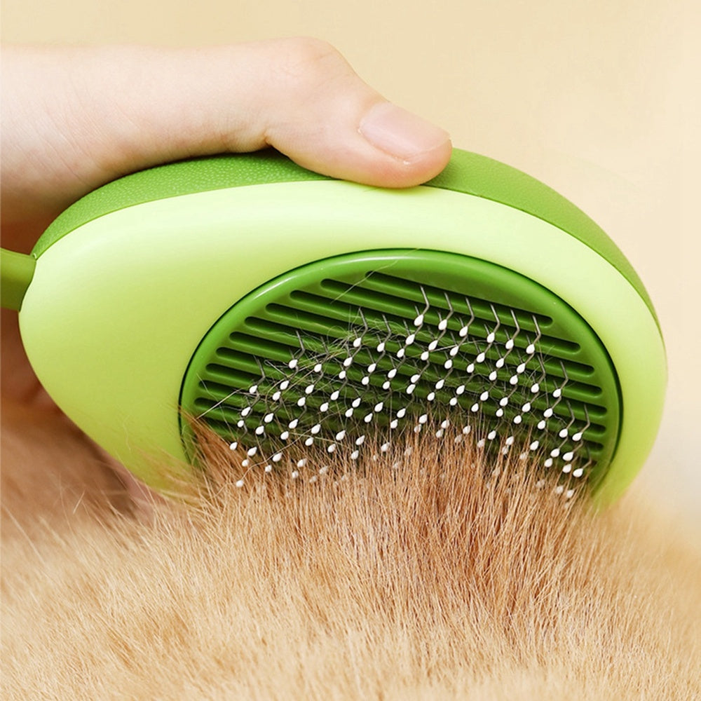 Self-Cleaning Pet Grooming Comb