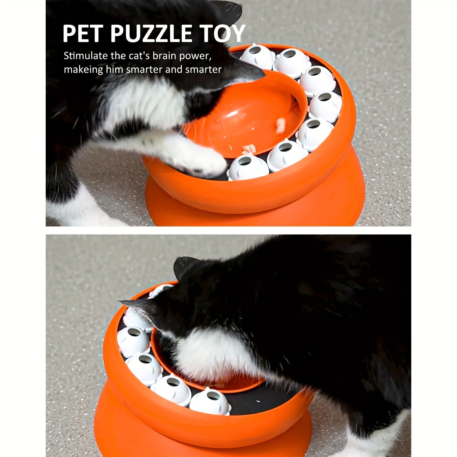 Interactive Cat Puzzle Feeder