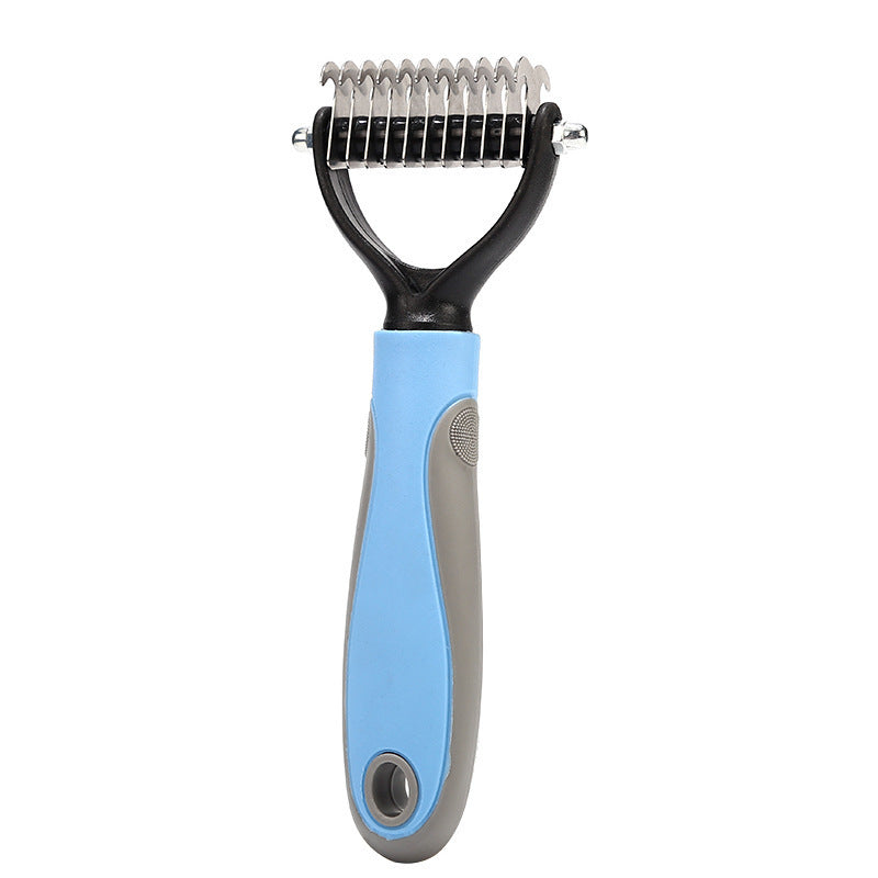 Stainless Double-Sided Pet Grooming Brush