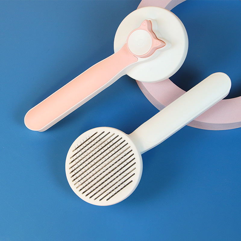 Self-Cleaning Pet Grooming Brush