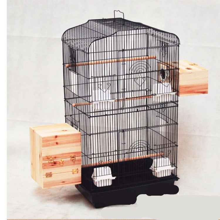 Portable Pet Travel Cage with Stand & Accessories