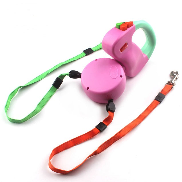 Retractable Dual Dog Leash