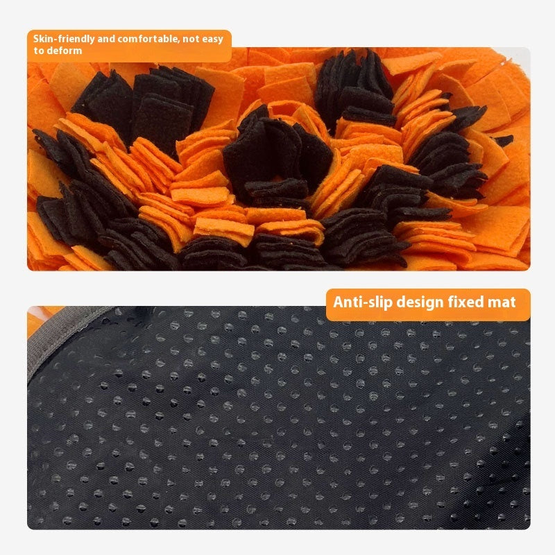 Pet Smell Mat Pumpkin Woollen