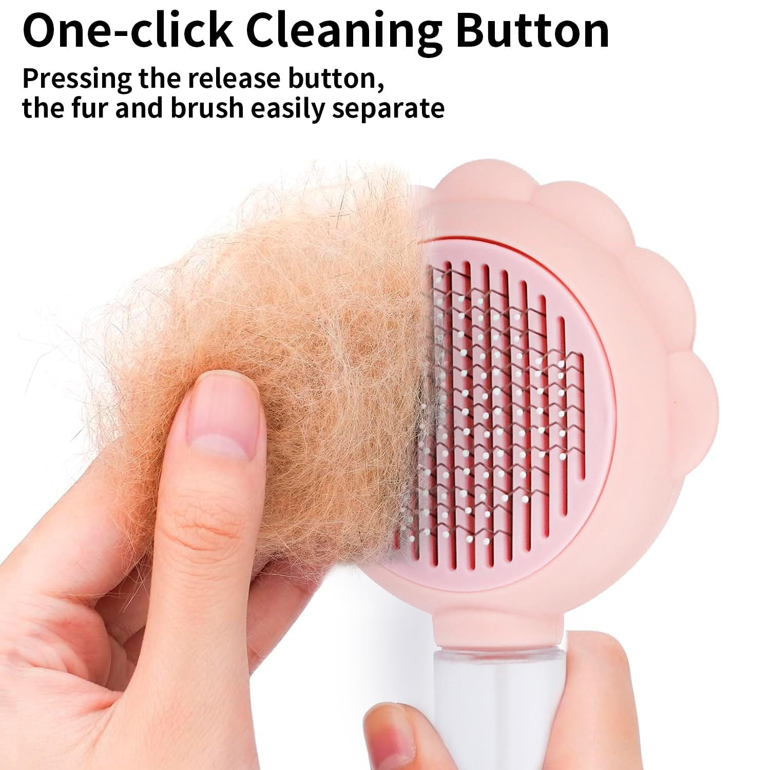 3-in-1 Spray Cat Brush with Release Button