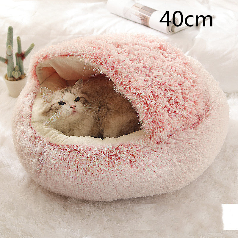 2-in-1 Plush Pet Bed