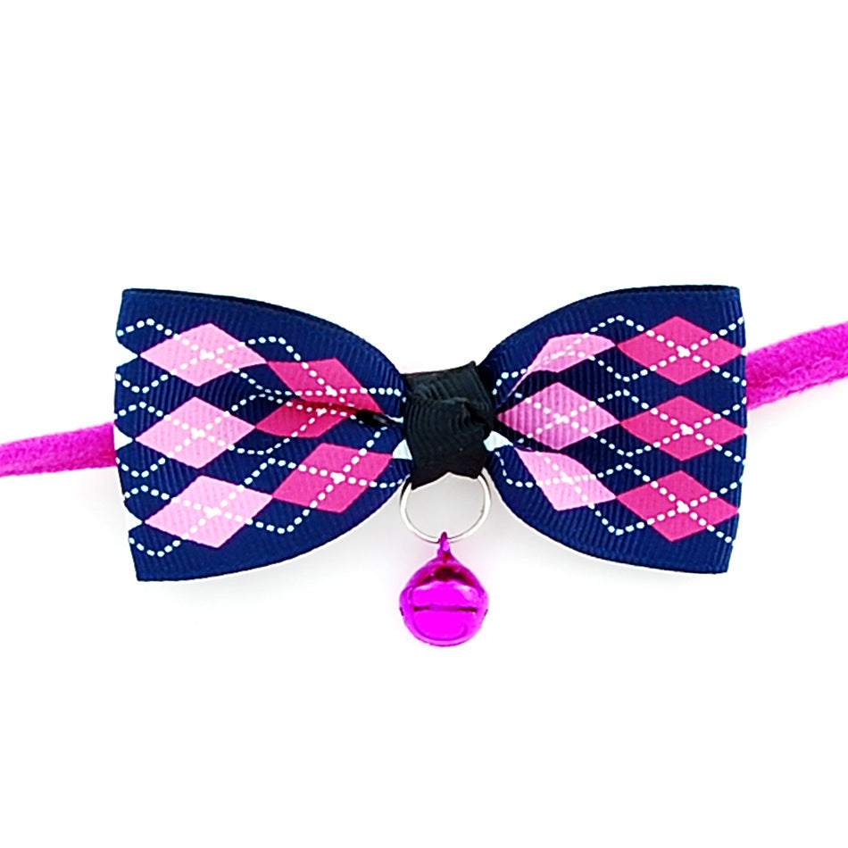 Adjustable Pet Bow Tie with Bell