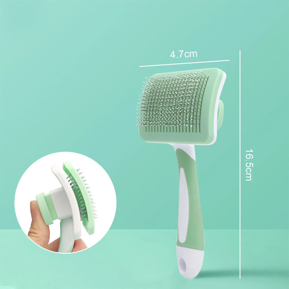 Self-Cleaning Slicker Brush for Dogs and Cats