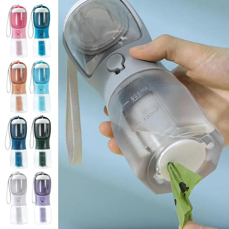 Portable 3-in-1 Pet Water Bottle