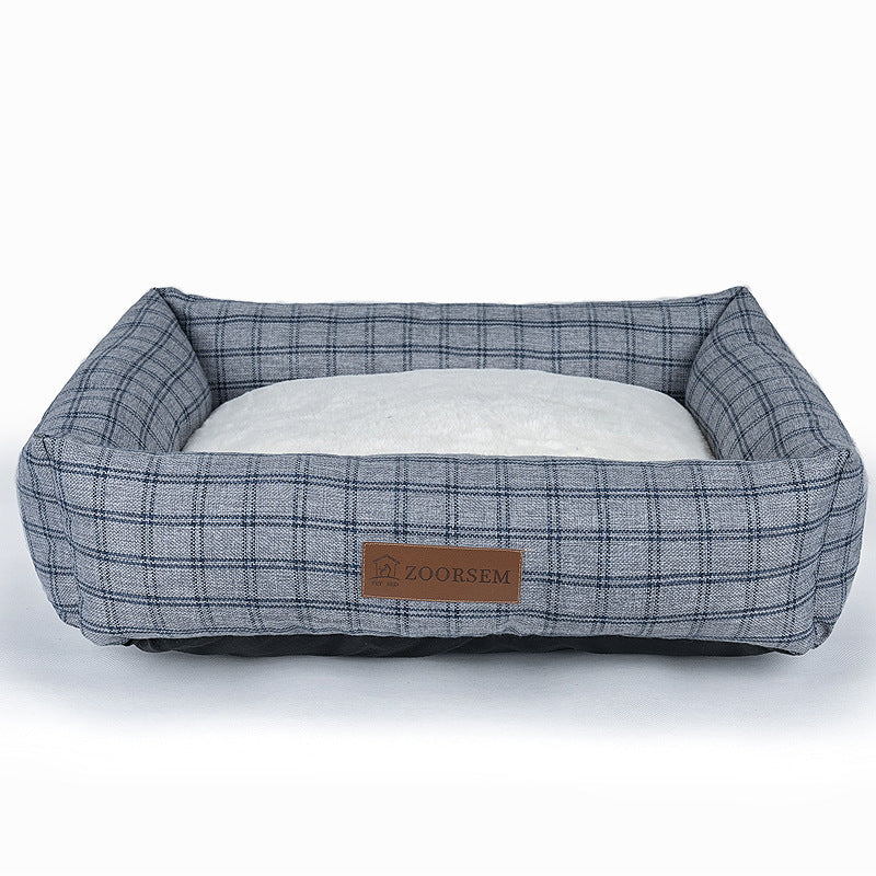 Warm Linen Pet Bed