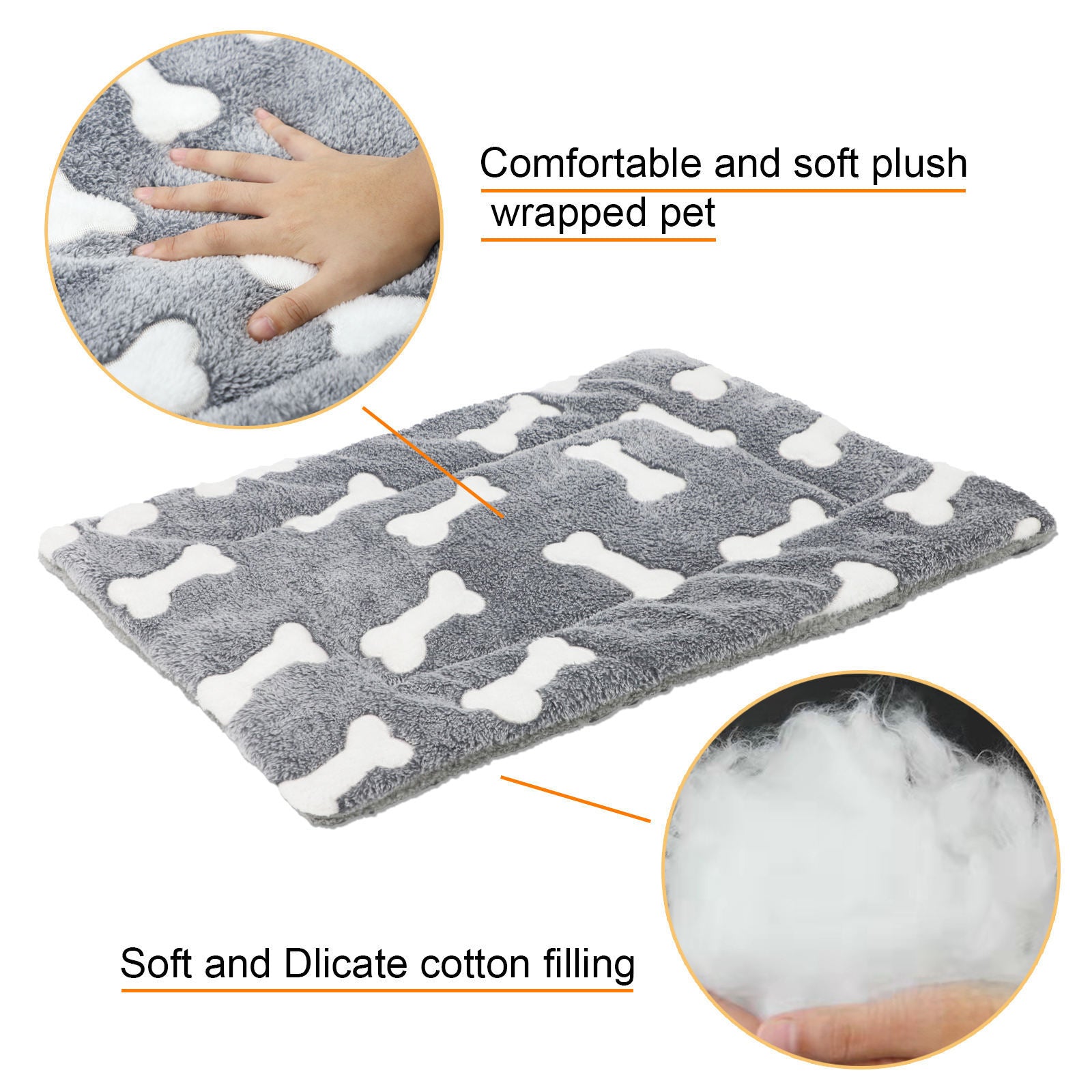 Self-Warming Washable Pet Bed Mat