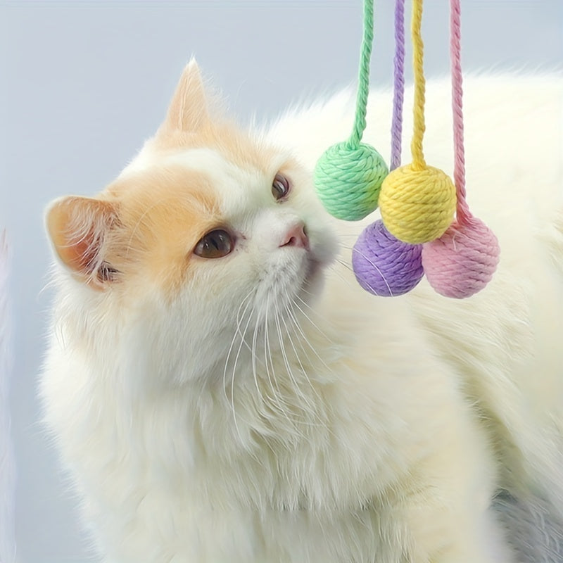 Cat Toy Ball With Rope