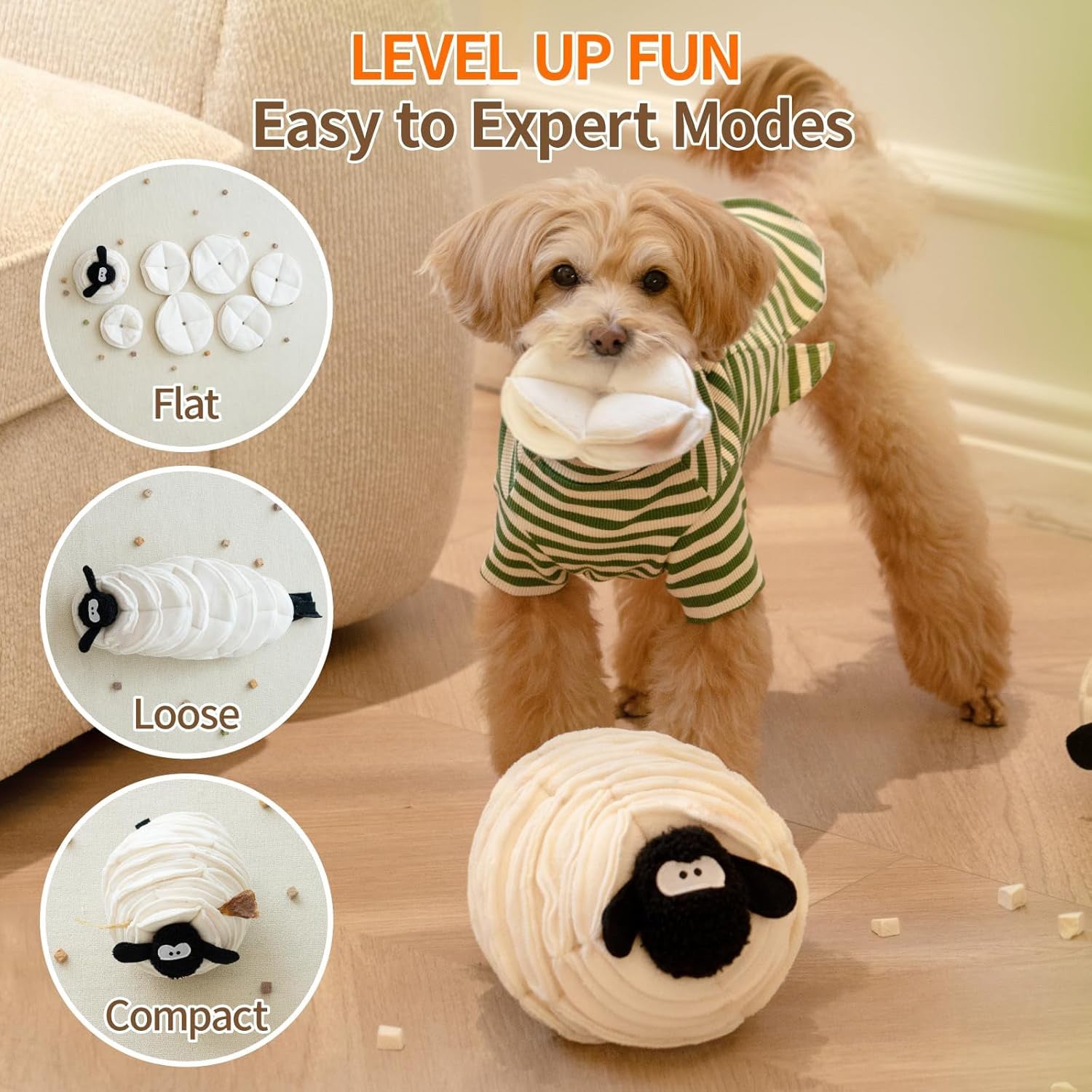 Snuffle Toy Ball for Dogs