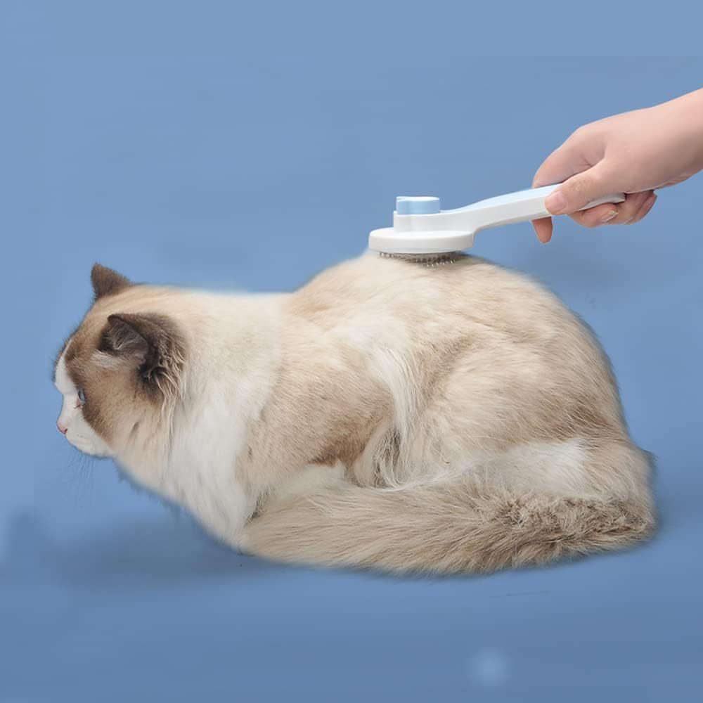 Self-Cleaning Cat Brush for All Fur Types