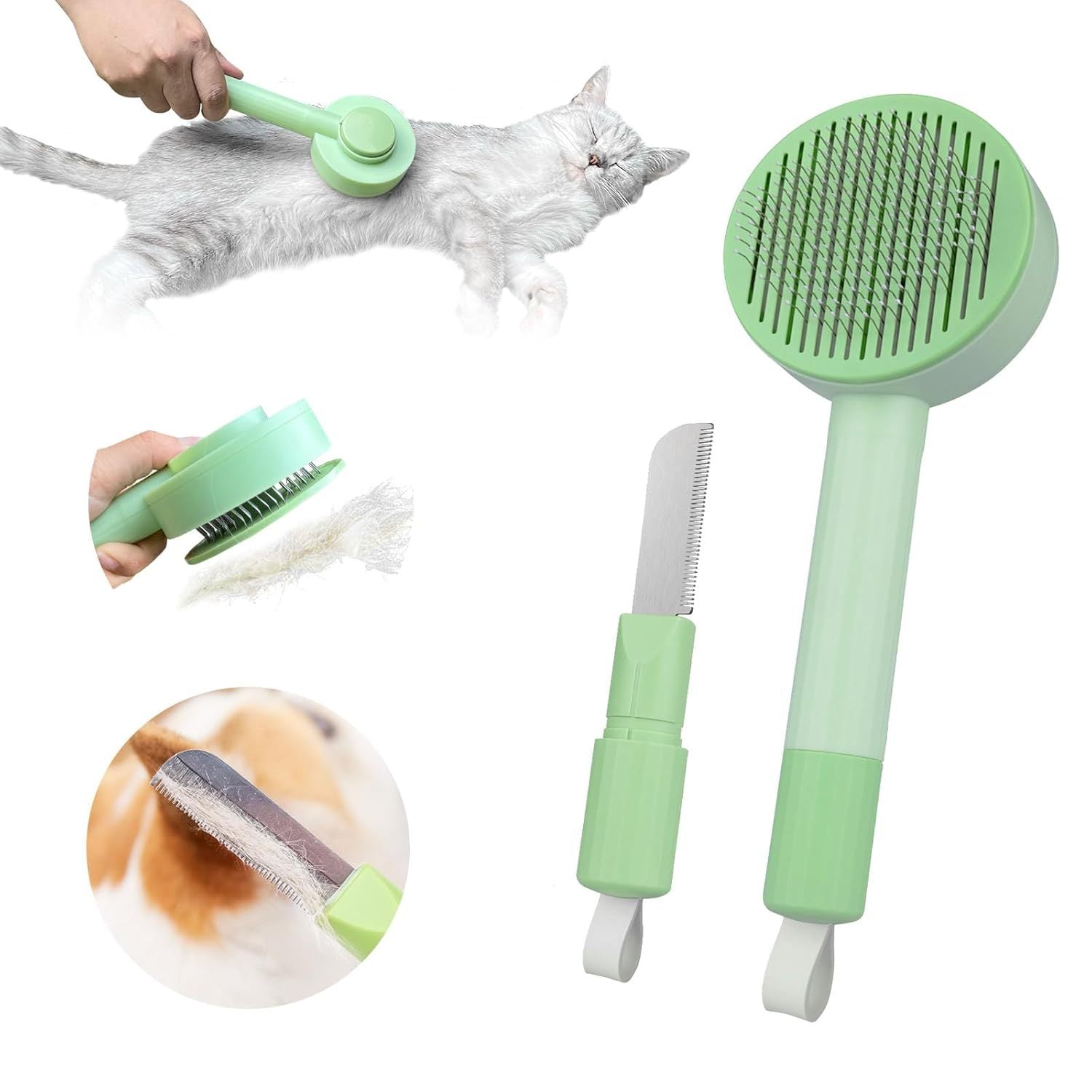 2-in-1 Grooming and Deshedding Brush