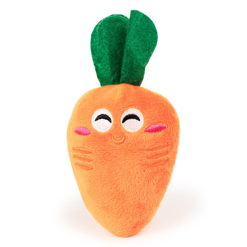 Carrot Plush Toy for Pets