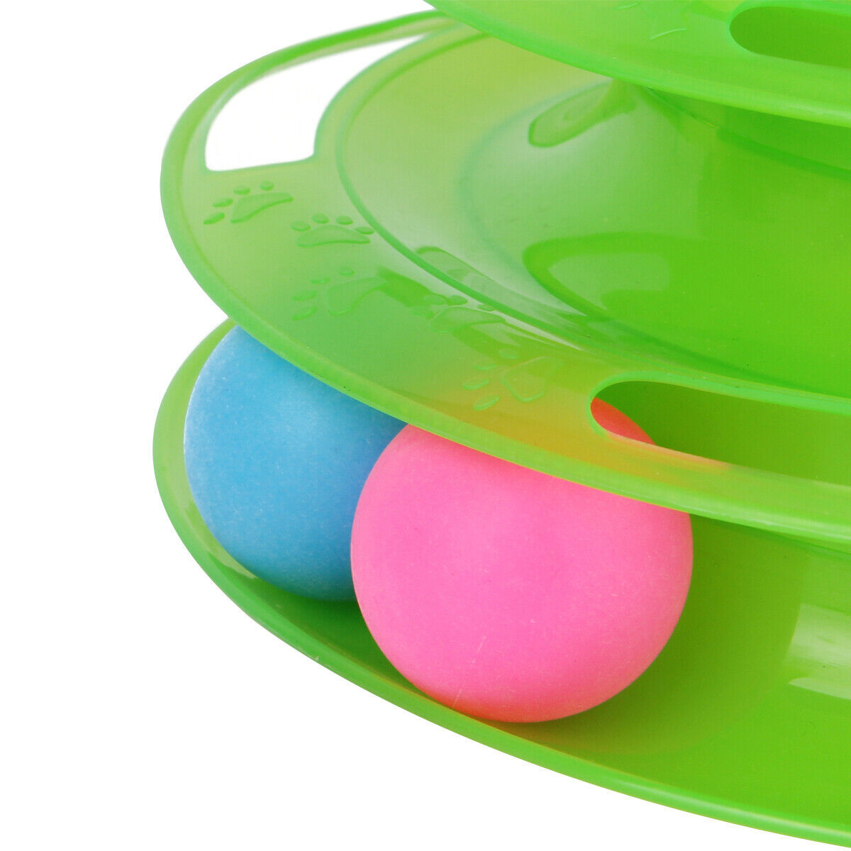 Pet Cat Crazy Ball Disk Interactive Toy