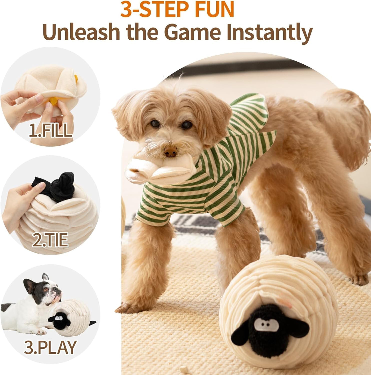 Snuffle Toy Ball for Dogs