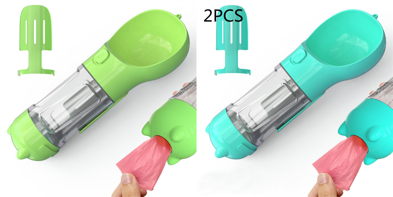 3-in-1 Portable Pet Water Bottle Feeder