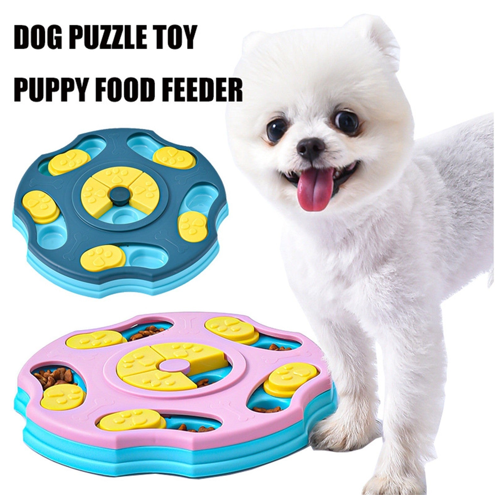 Multifunctional Interactive Dog Food Bowl